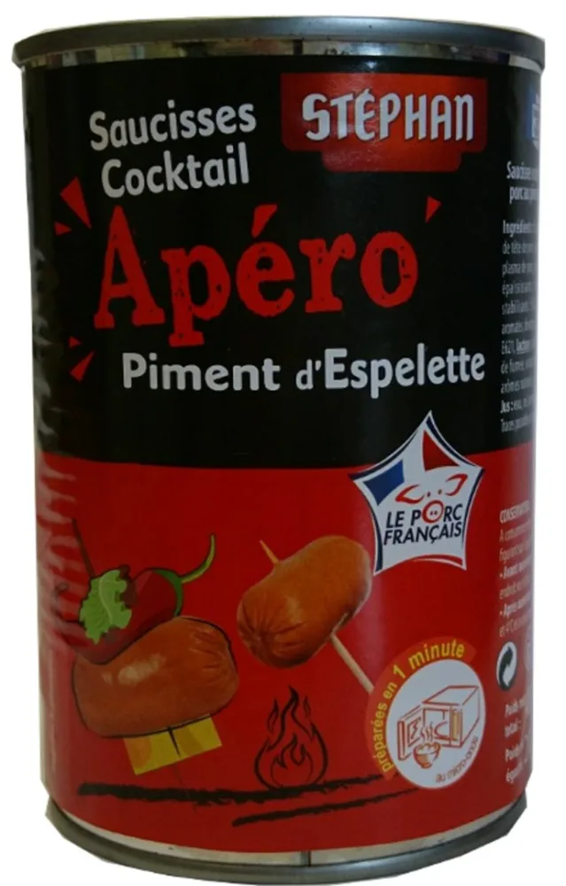 Saucisse cocktail en conserve