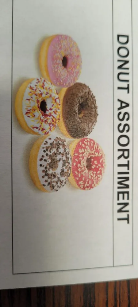 Assortiment donuts x5
