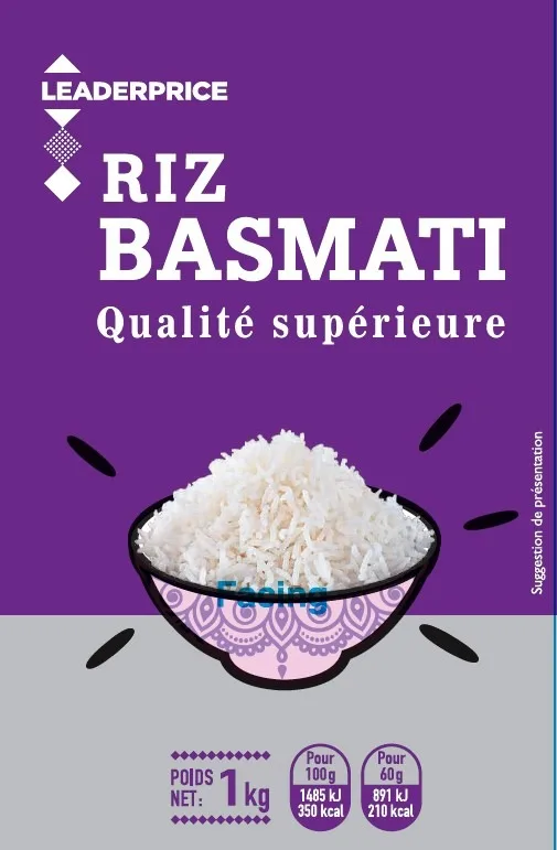 Riz basmati qualité supérieure 1kg