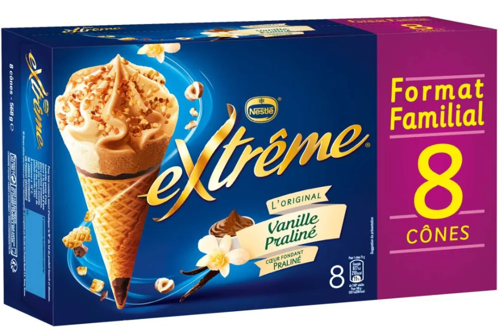 Extreme vanille praliné x 8
