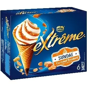 Extrême sundae caramel x6