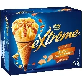 6 cone creme brulée extreme
