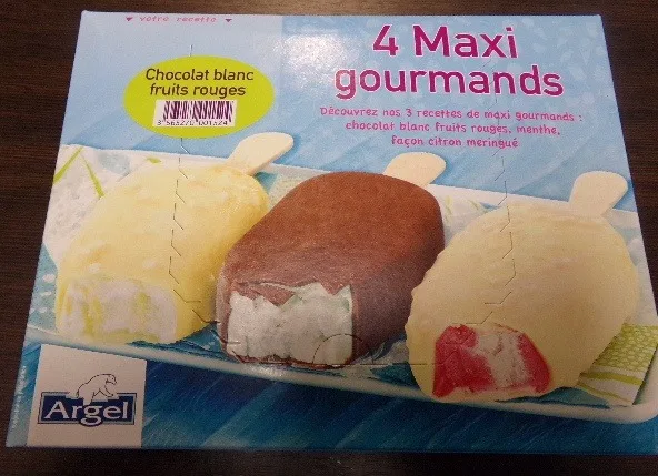 4 maxi gourmands chocolat blanc fruits rouges