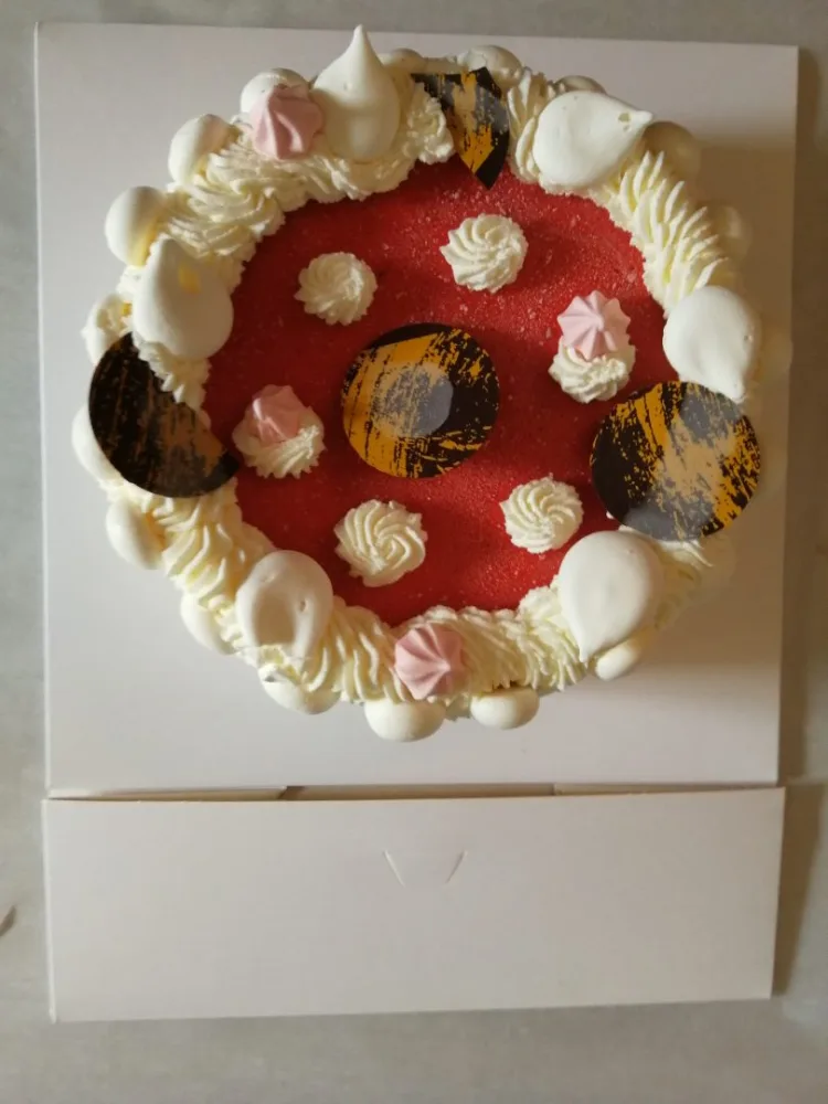 Vacherin vanille/framboise