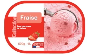 Bac fraise 1l