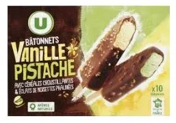 Bâtonnets glacés x10 370g