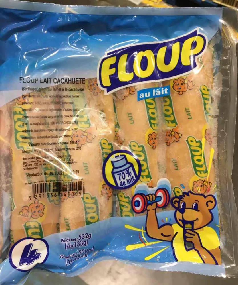 Floup lait cacahuete