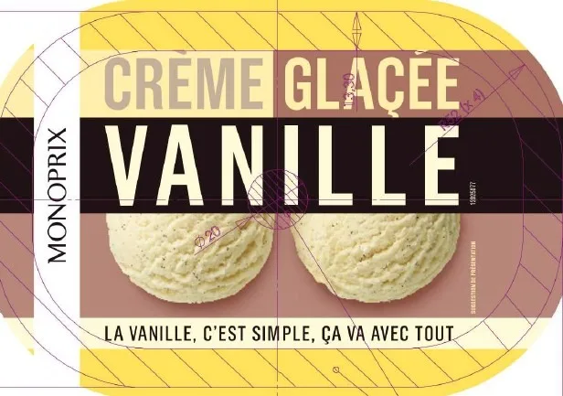 Bac crème glacée - monoprix