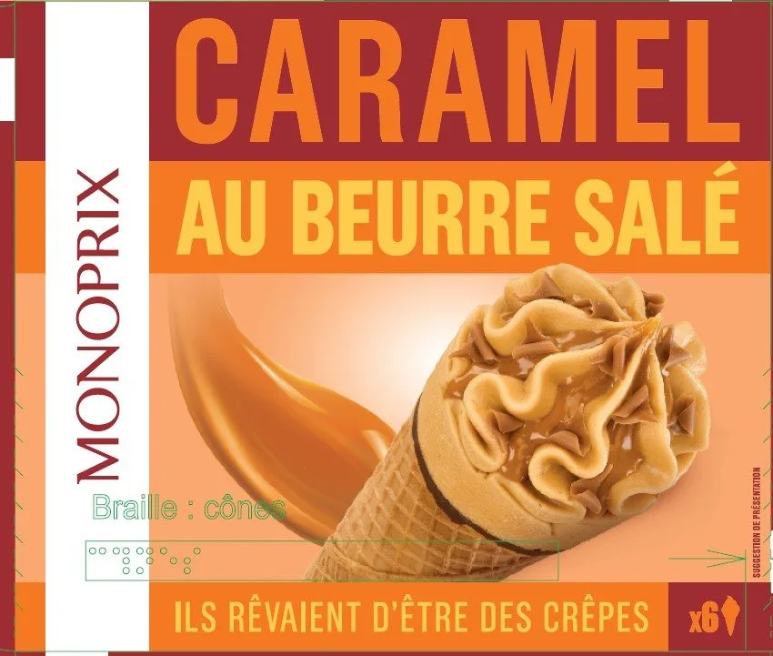 Cônes x6 - monoprix