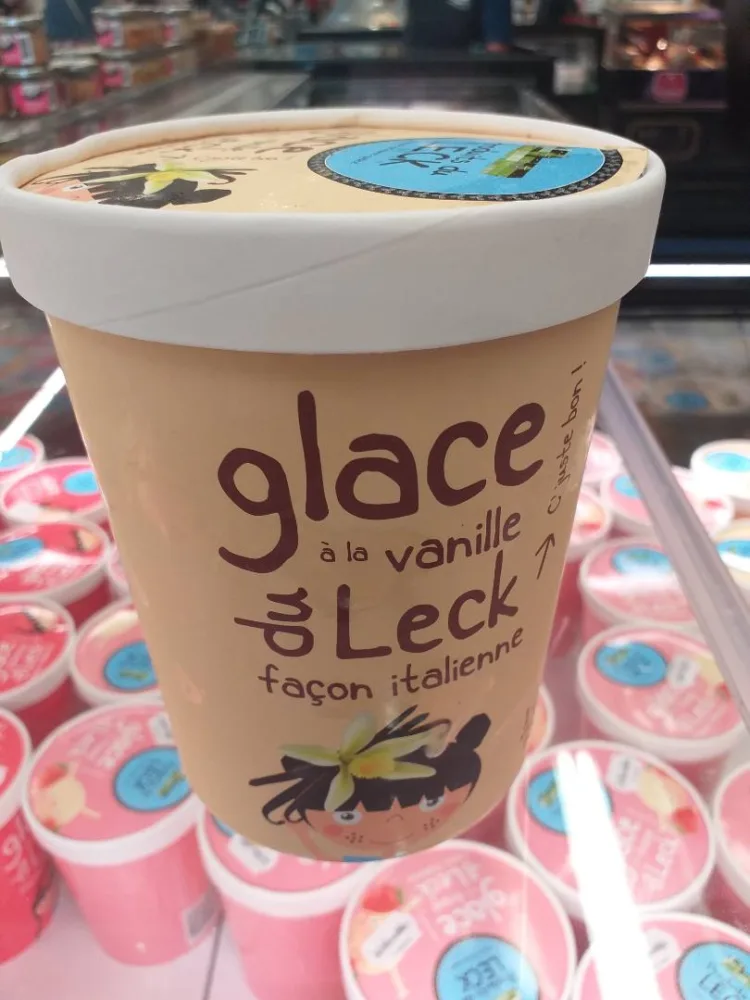 Glaces du leck - vanille