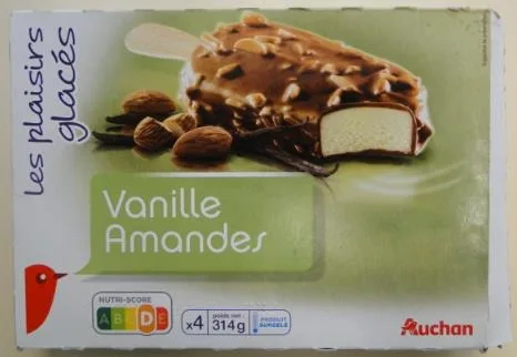 Auchan batonnets vanille amandes x4