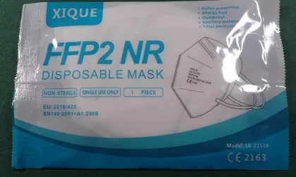Particle filter mask