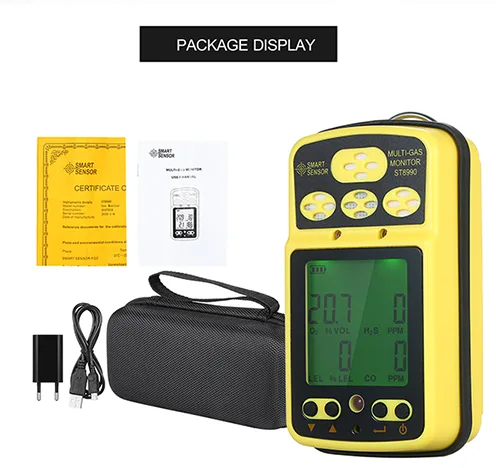 Multi gas monitor device