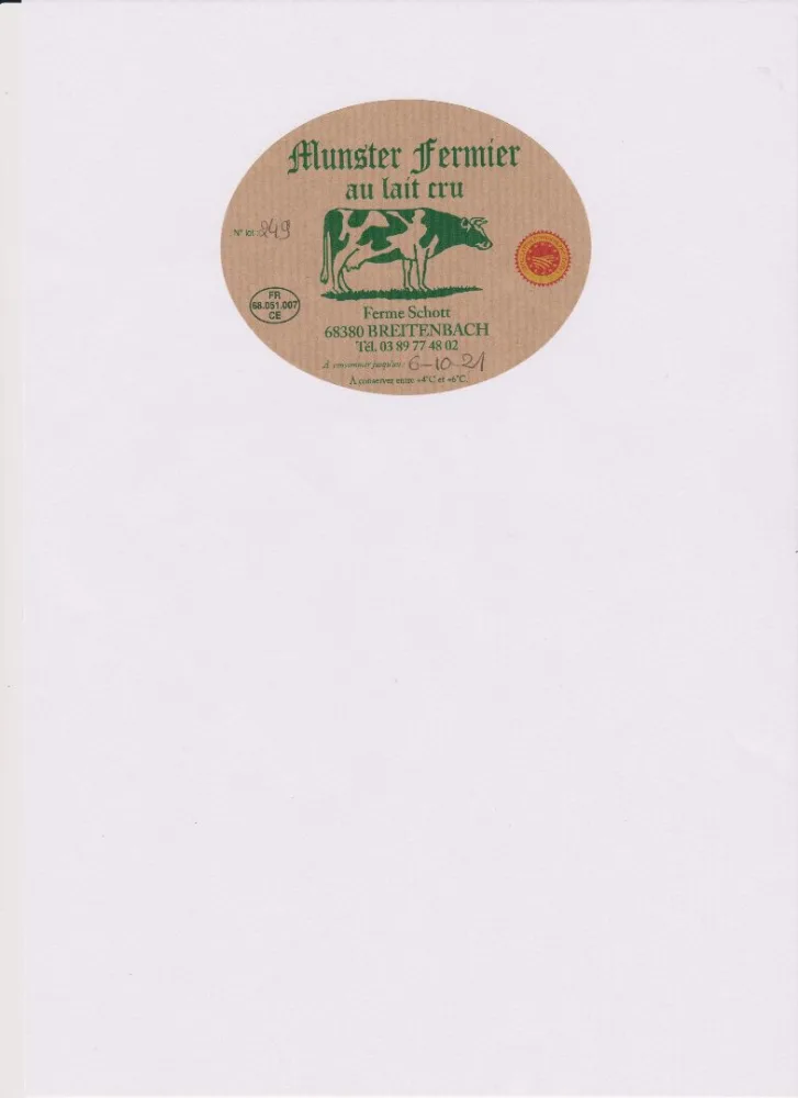 Munster fermier 11 cm