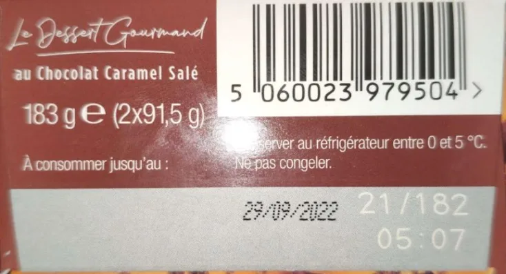 Gü le dessert gourmand au chocolat caramel salé