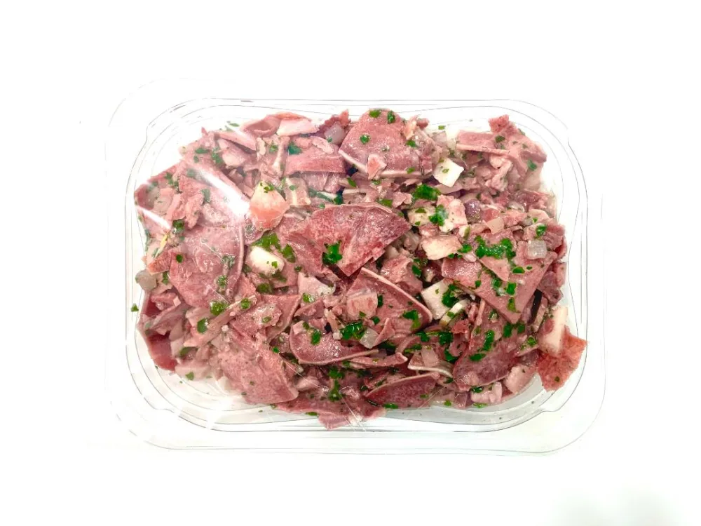 Salade de langue et museau de porc - salade de museau de porc - salade charcutière