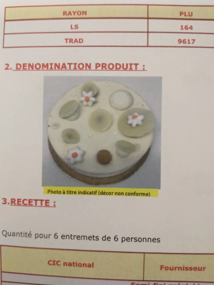 Entremet caramel fromage blanc