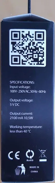 USB mains charger