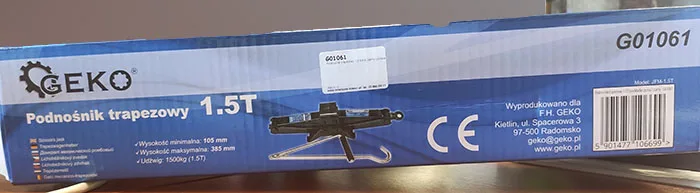 Scissor lift jack