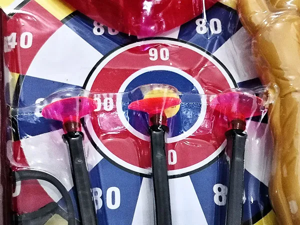 Toy gun, bow and arrow set