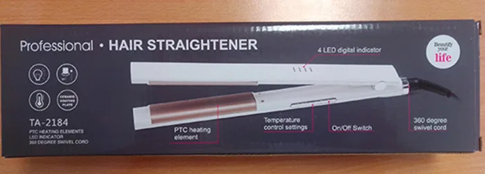 Hair straightener