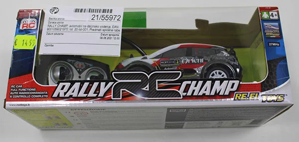 Remote control car