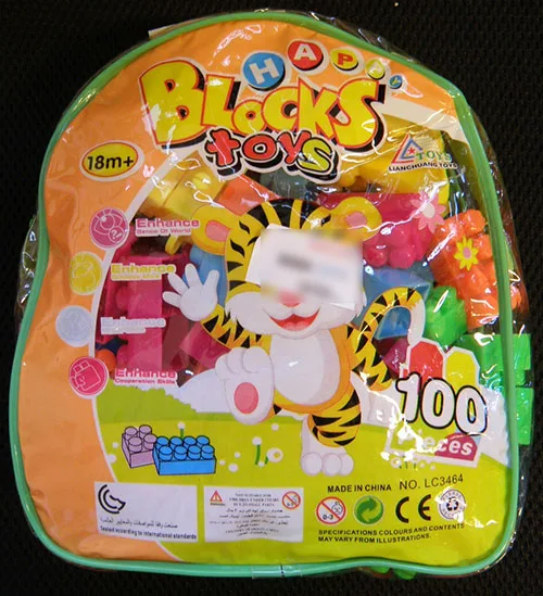 Plastic construction toy
