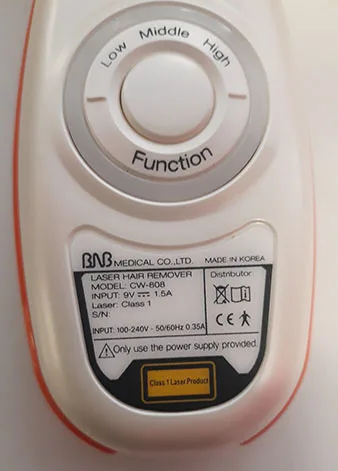 Laser epilator
