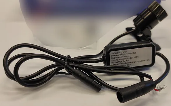 Laser fog light for car
