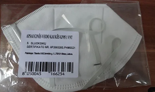 Particle filter mask