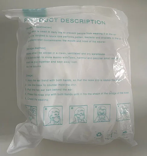 Particle filter mask