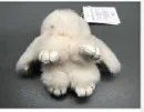 Porte-clés peluche en forme de lapin