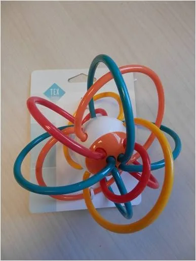 Jouet araignée multicolore