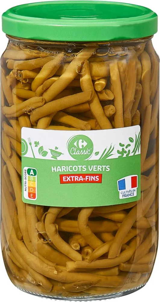 Haricots verts extra fins