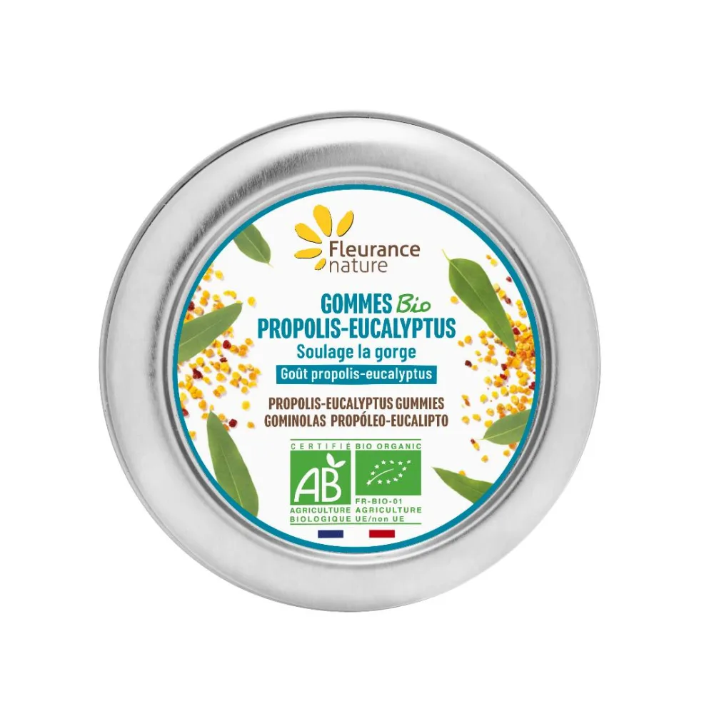 Gommes propolis eucalyptus bio