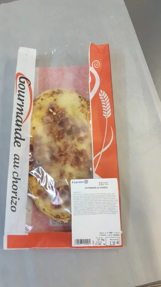Gourmande au chorizo