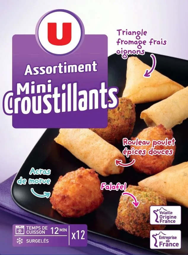 Assortiment mini croustillants 184,5g