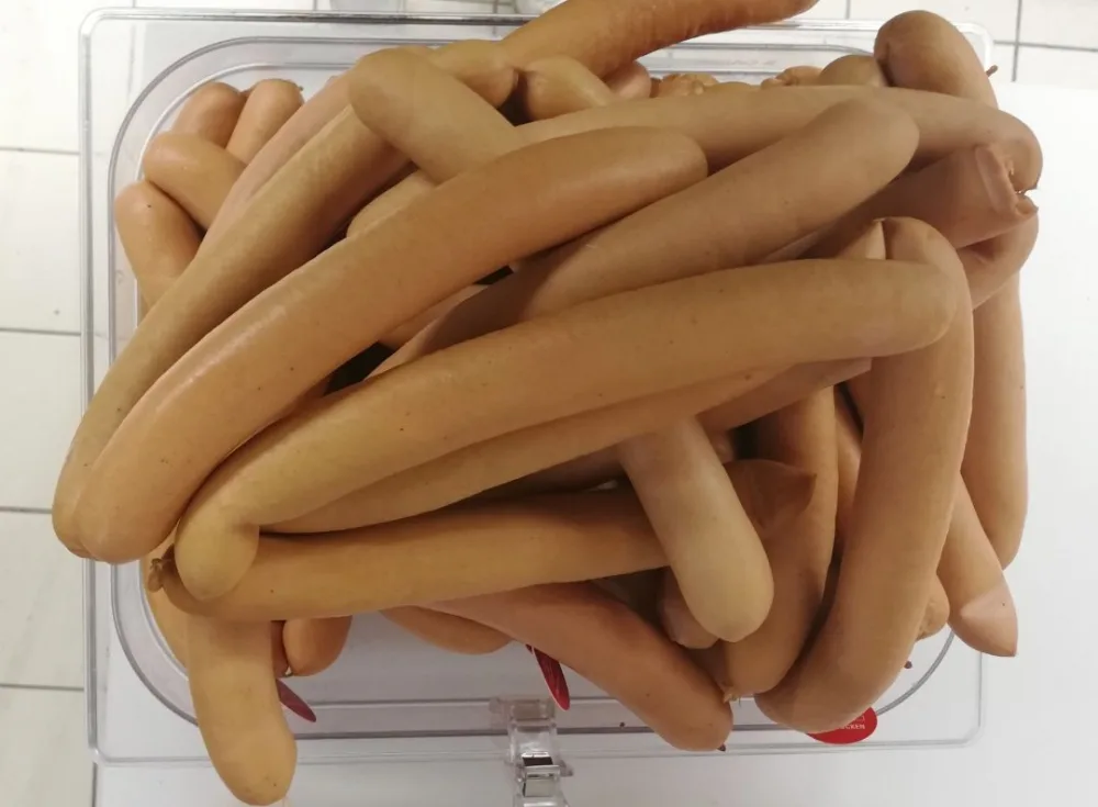 Saucisse bockwurst vendu au rayon traditionnel
