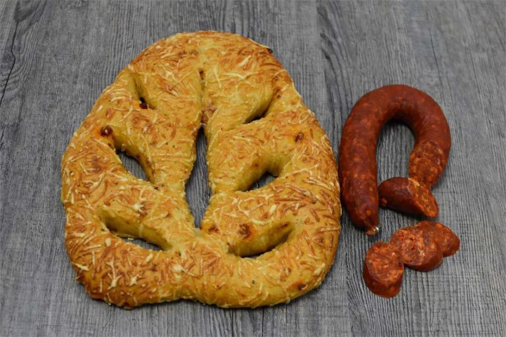 Fougasse au chorizo