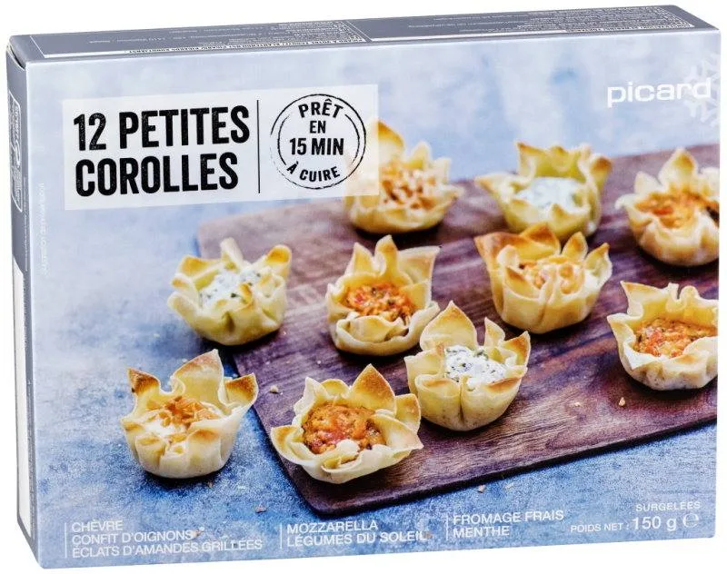 12 petites corolles