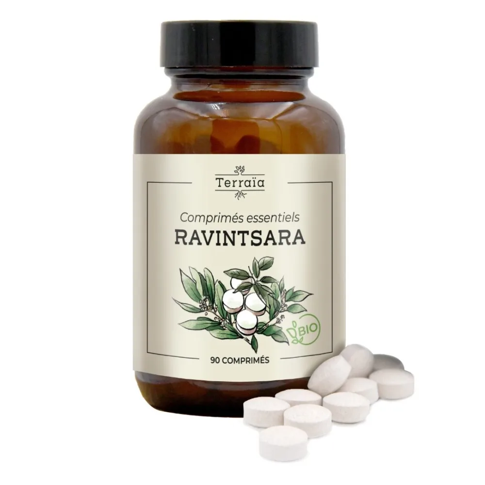 Comprimés essentiels ravintsara bio - 90 comprimés
