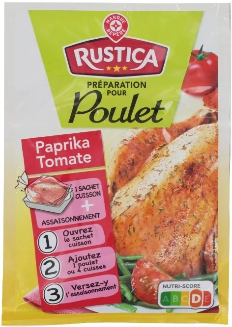 Sachet cuisson poulet paprika 34g
