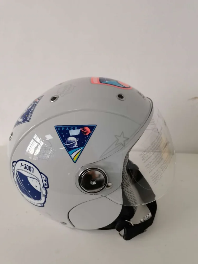 Casque jet junior space