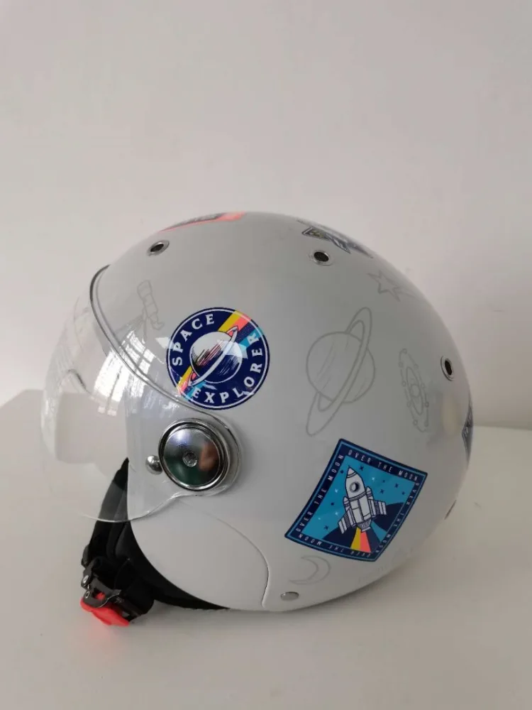 Casque jet junior space