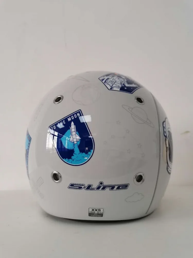 Casque jet junior space