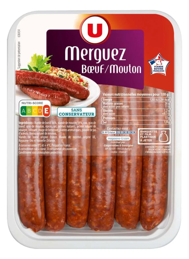 Merguez x6 vbf u
