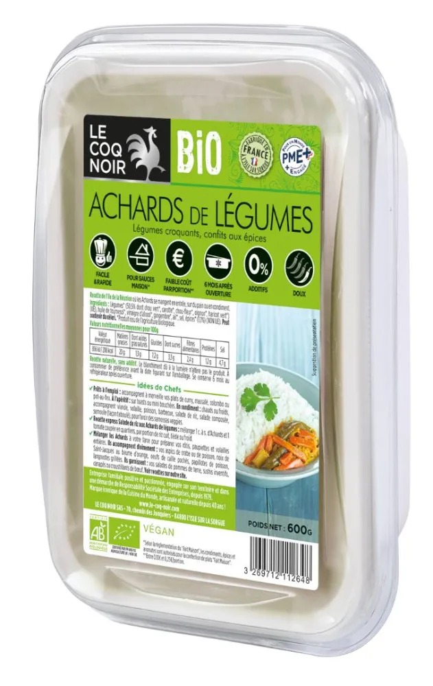 Achards de légumes
