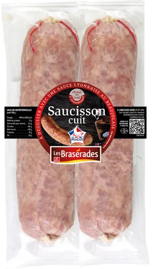 Saucisson cuit sous vide x2