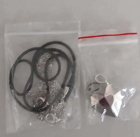 Necklace with heart-shaped pendant