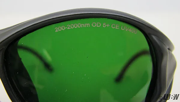 Laser safety glasses